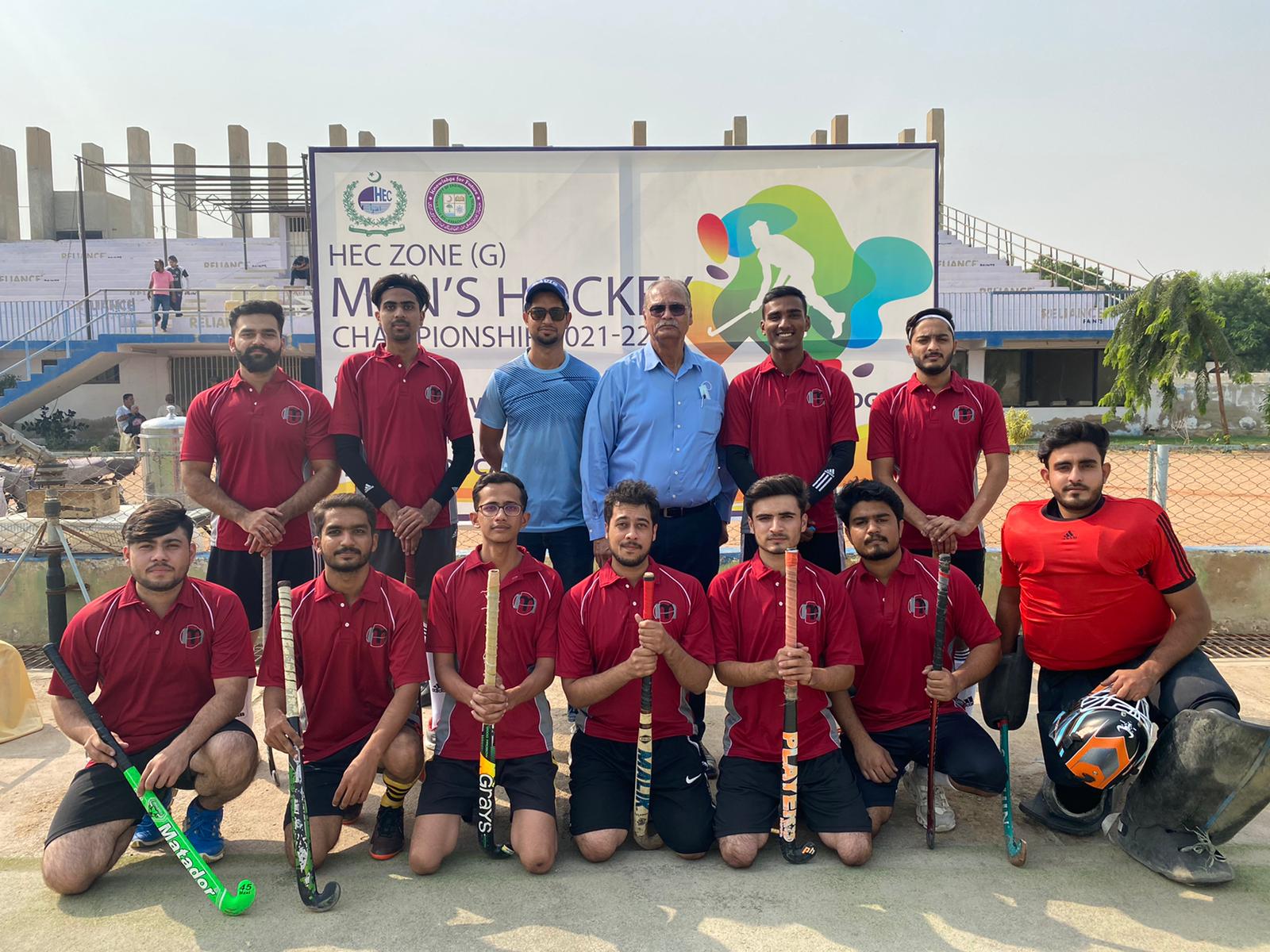 IoBM was the semi-finalist in the HEC Zone G Intervarsity Hockey Championship