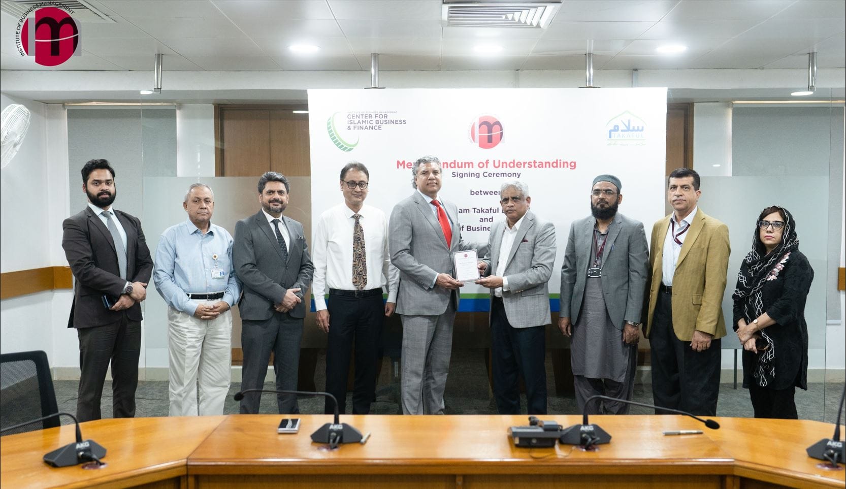 IoBM and Salaam Takaful Limited sign MoU