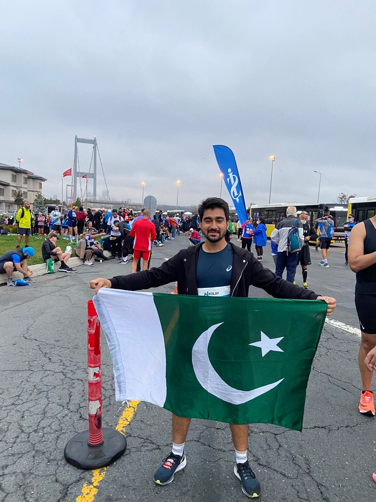 IoBM student's participation in Istanbul Marathon