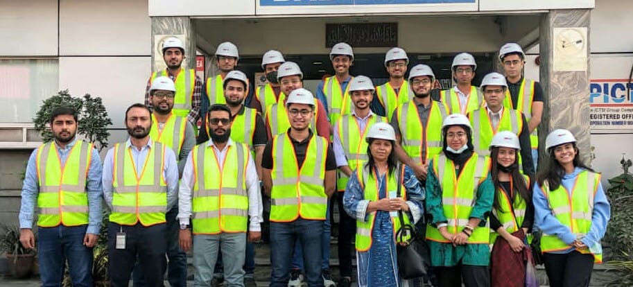 Students' industrial visit organized by the LSCM Department