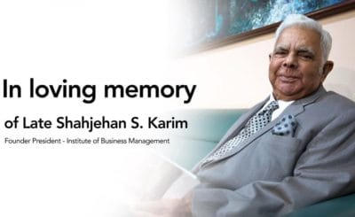 Memorial webinar organized in memory of Late Shahjehan S. Karim’s third death anniversary