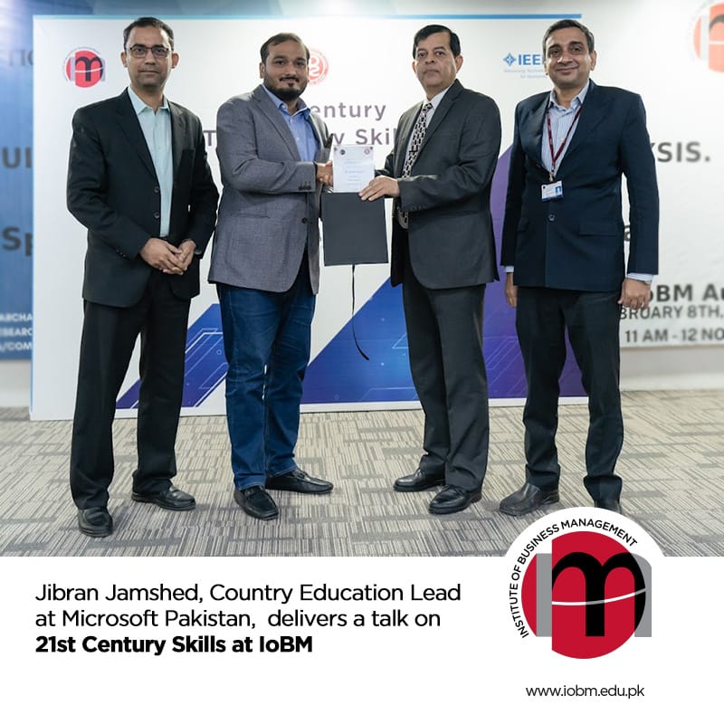 Guest speaker session by Jibran Jamshed, Country Education Lead, Microsoft Pakistan