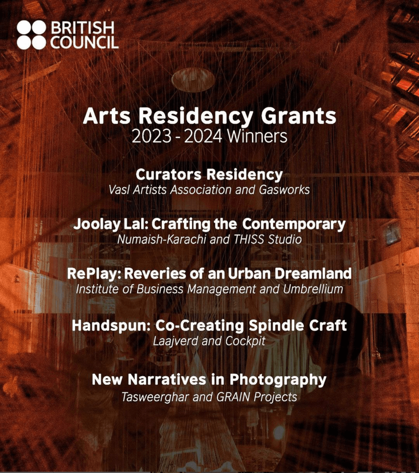 IoBM awarded Arts Residency Grant program 2023-24 by the British Council