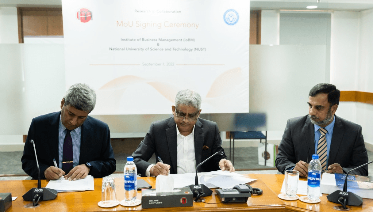 IoBM and NUST to collaborate on research and innovation