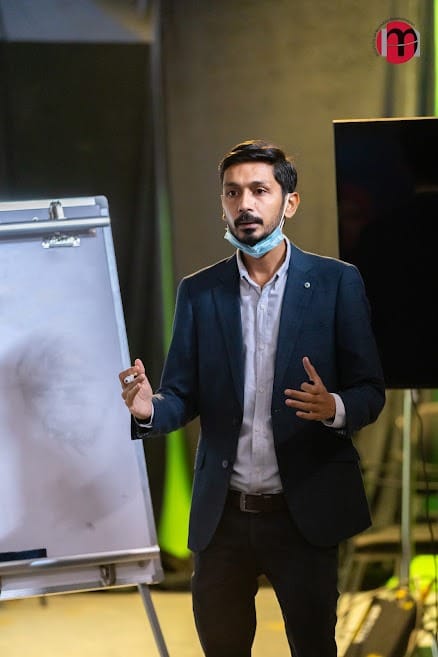 An interactive session on News Production and Anchoring held at IoBM