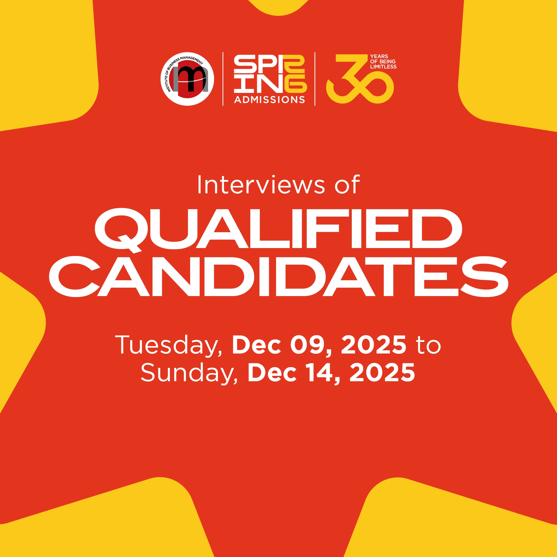 Spring Admissions 2026